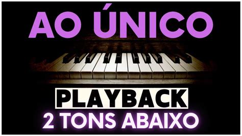 ao único playback|Ao Único (Playback) .